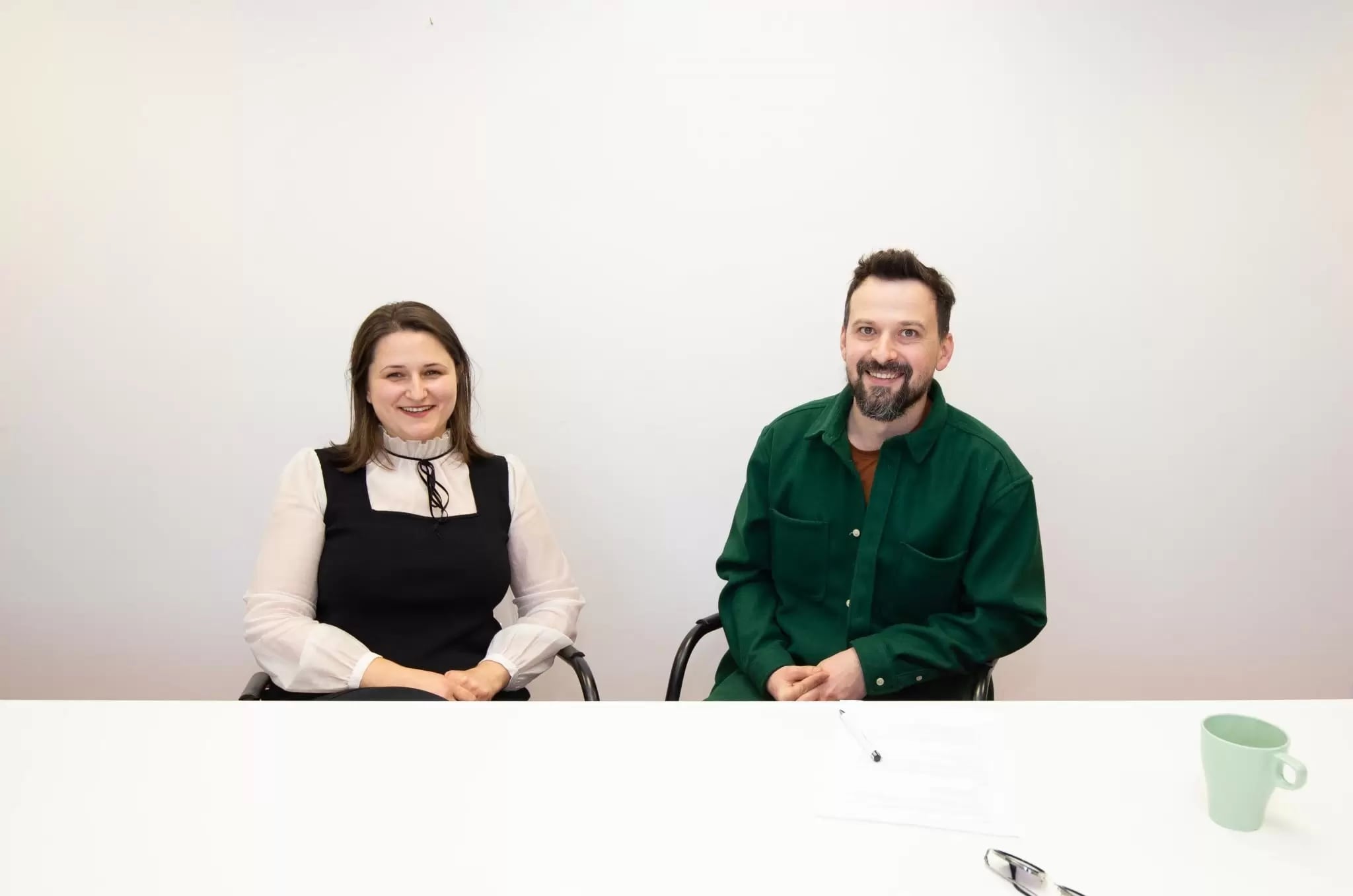 Bianca-and-Norbi-during-recording-of-the-podcast