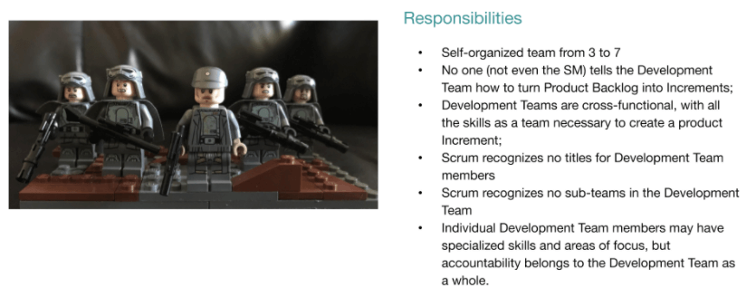 Development team responsibilities